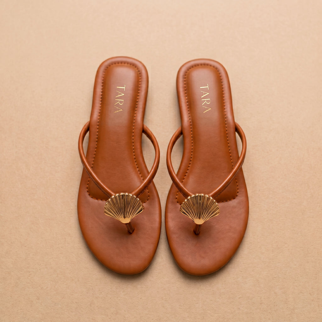 SEASHELL THONG FLATS